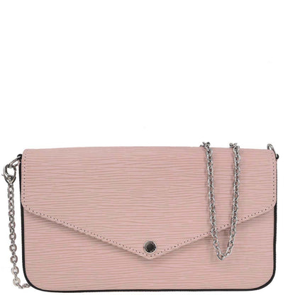 Louis Vuitton 2018 Pink Epi Pochette Felicie Shoulder Bag M62467