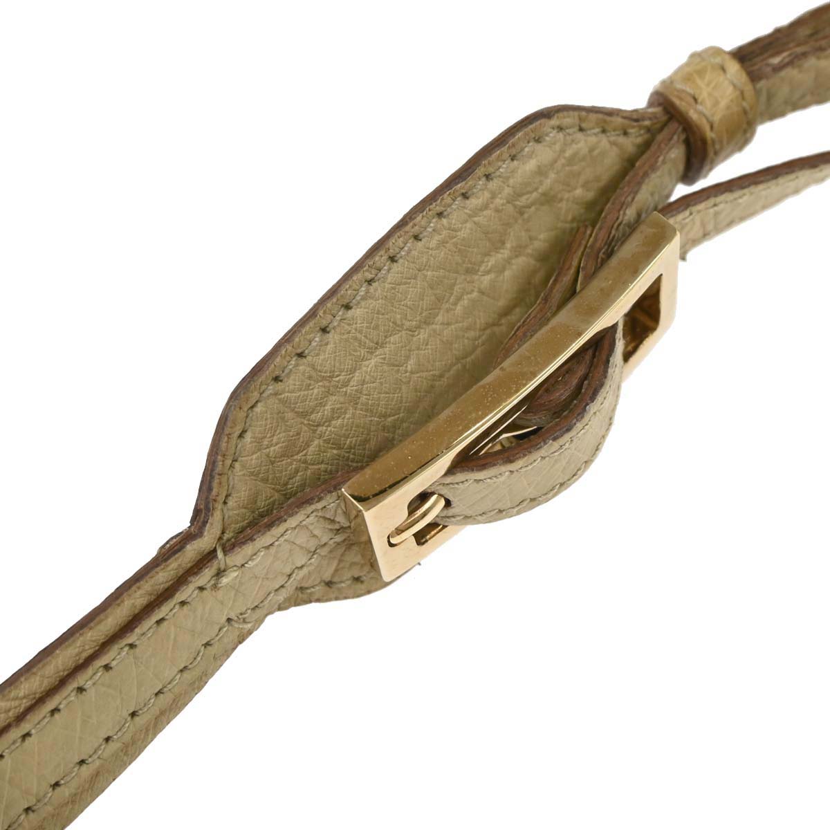 Gucci * Beige Canvas Ostrich Handbag