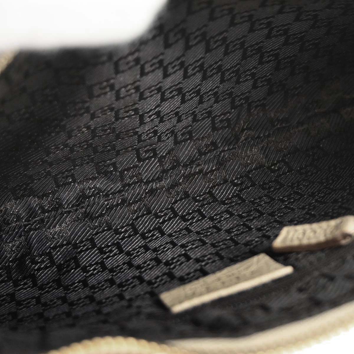 Gucci * Beige Canvas Ostrich Handbag