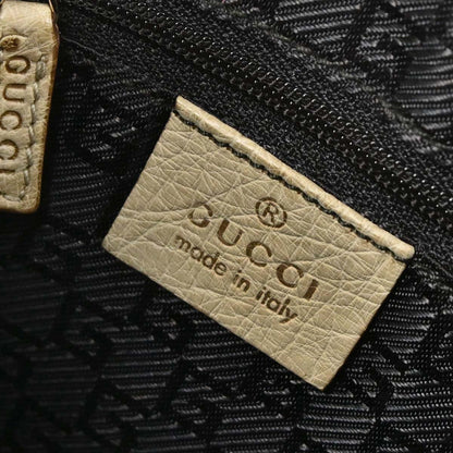 Gucci * Beige Canvas Ostrich Handbag