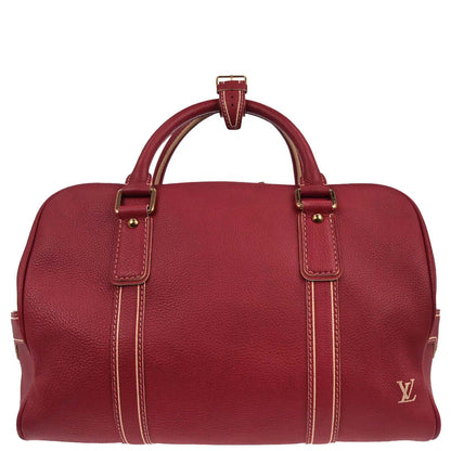 Louis Vuitton 2006 Red Tobago Carryall Duffle Handbag M95140