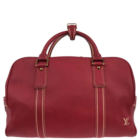 Louis Vuitton 2006 Red Tobago Carryall Duffle Handbag M95140