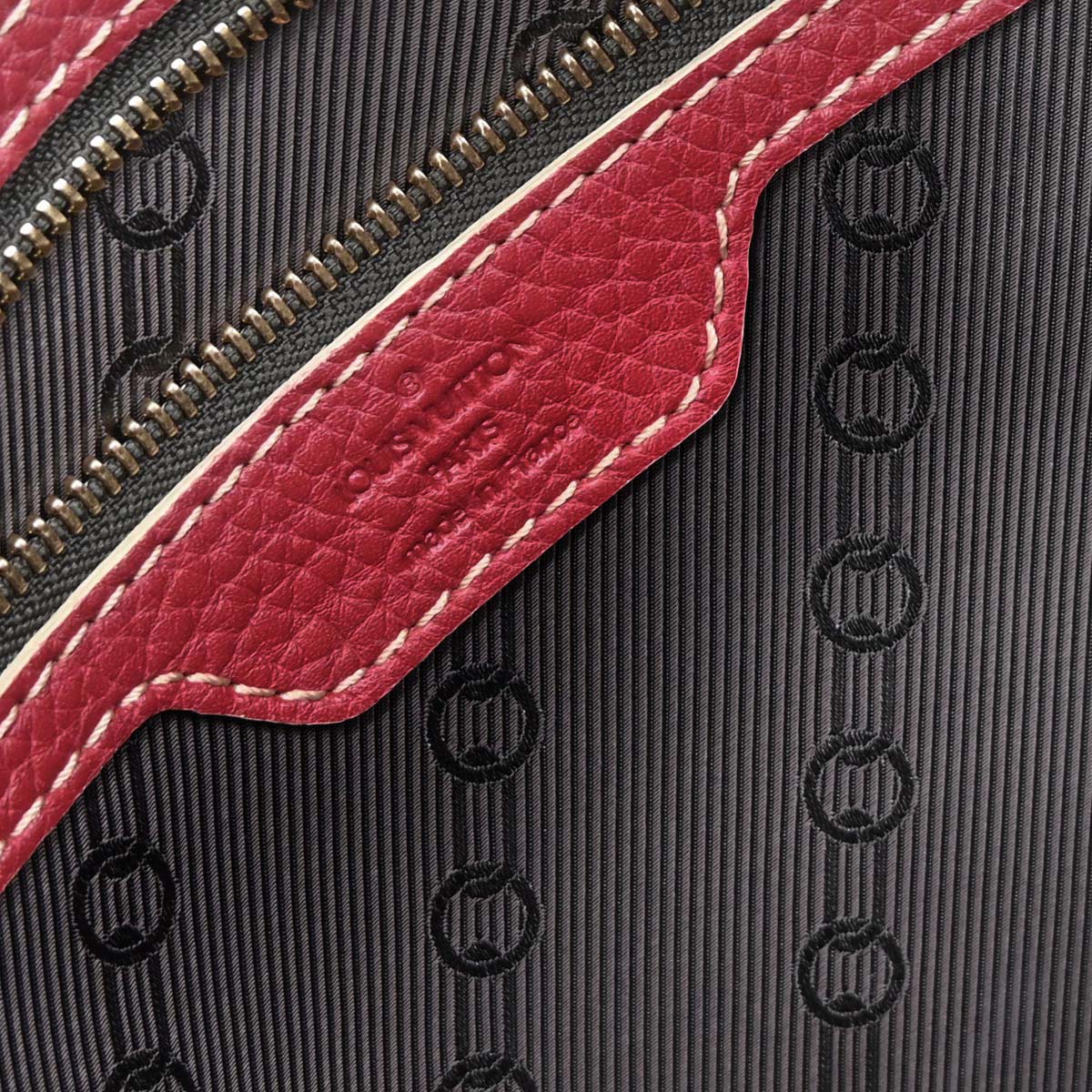 Louis Vuitton 2006 Red Tobago Carryall Duffle Handbag M95140