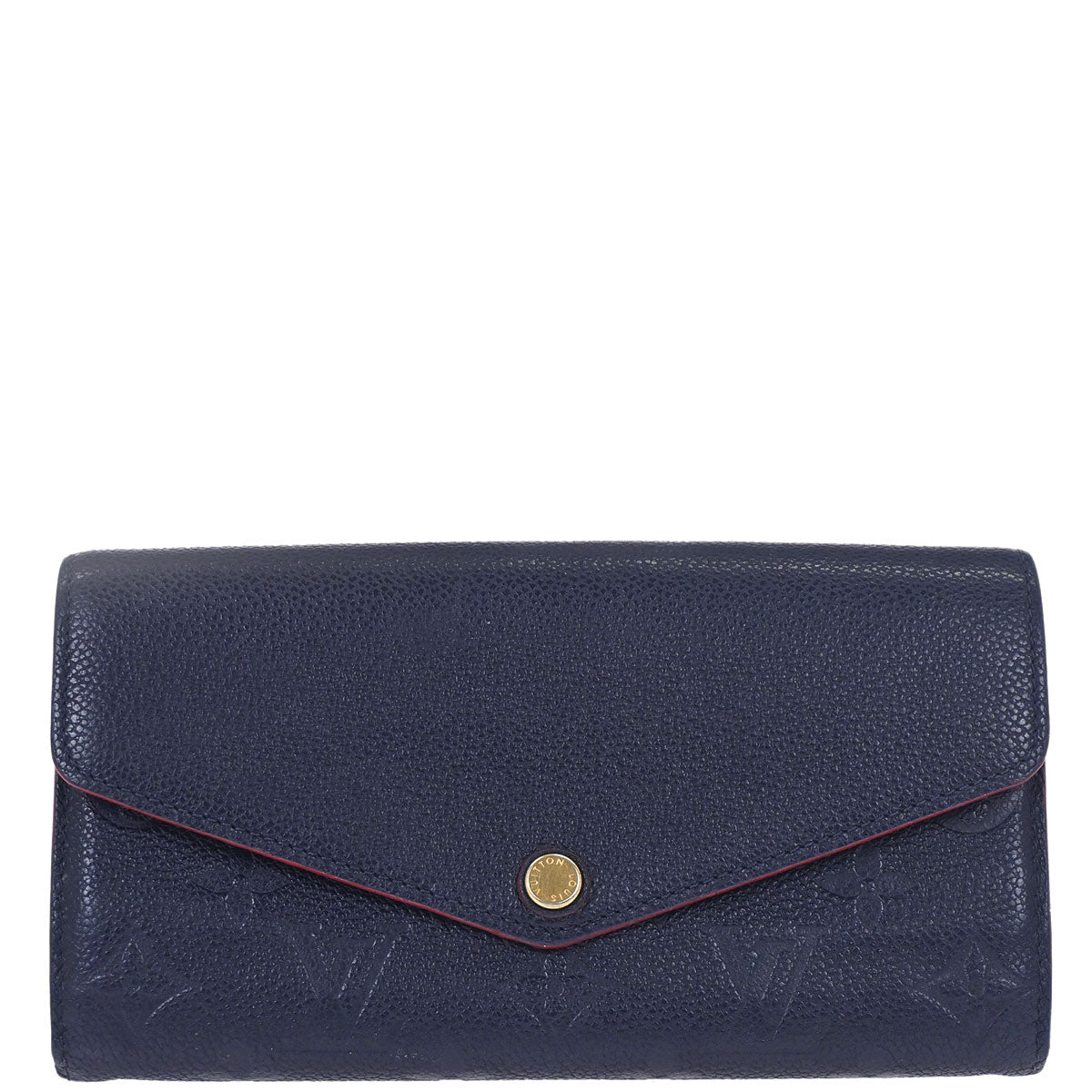 Louis Vuitton Navy Empreinte Portefeuille Sarah Wallet M62125