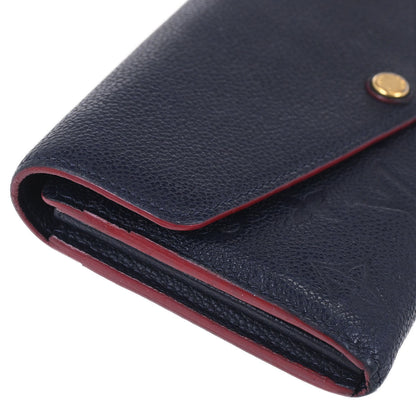 Louis Vuitton Navy Empreinte Portefeuille Sarah Wallet M62125