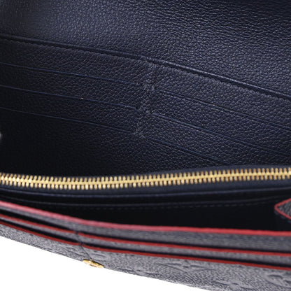 Louis Vuitton Navy Empreinte Portefeuille Sarah Wallet M62125