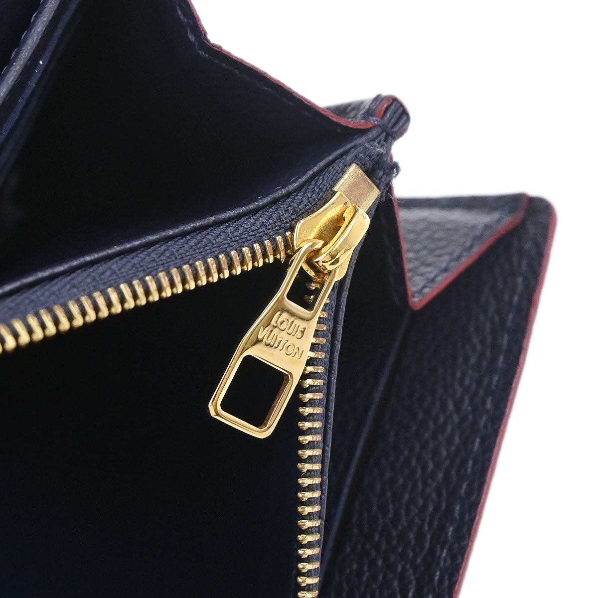 Louis Vuitton Navy Empreinte Portefeuille Sarah Wallet M62125