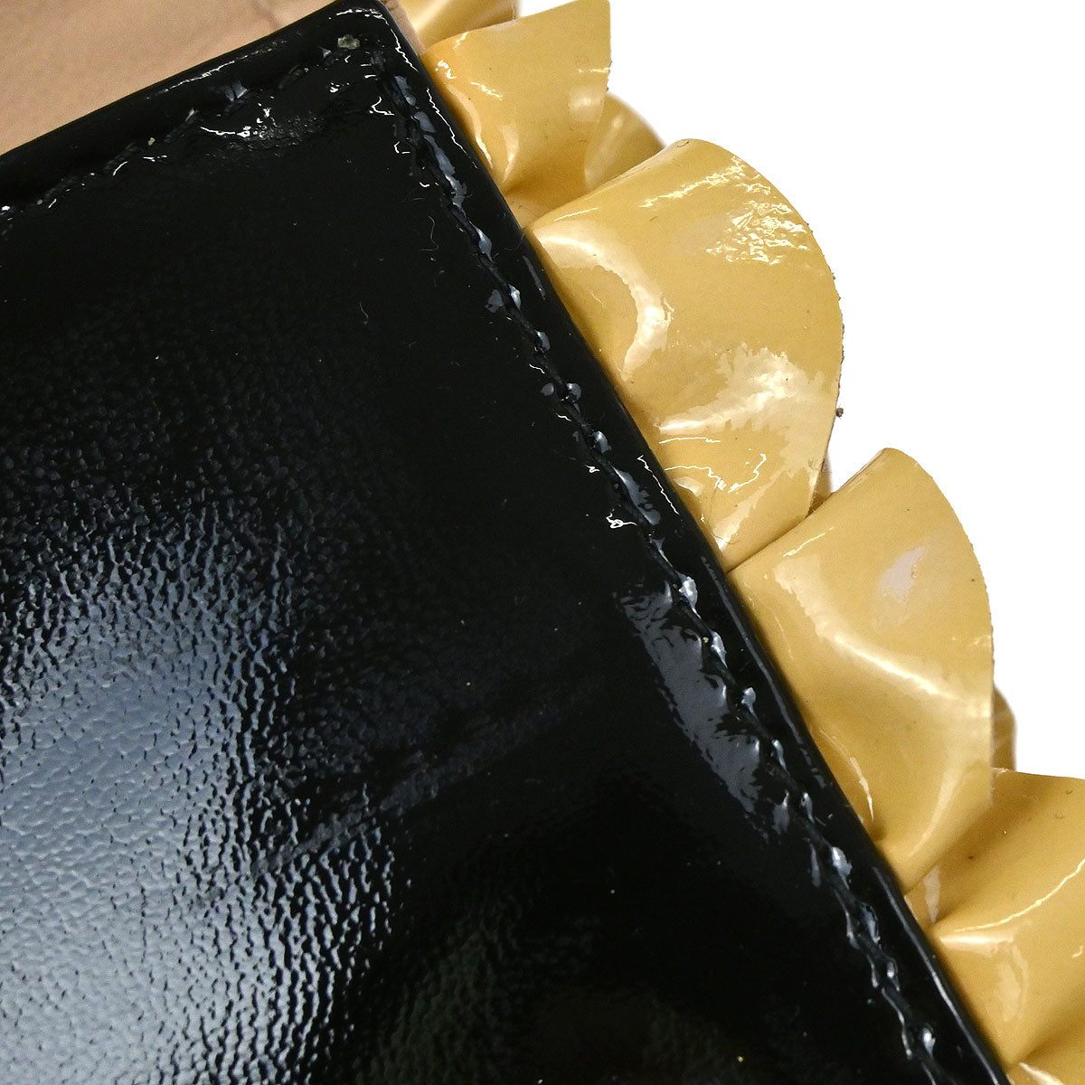 Miu Miu Black Patent Leather Wallet