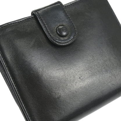 Chanel Trifold Wallet Black Lambskin