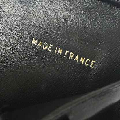 Chanel Trifold Wallet Black Lambskin