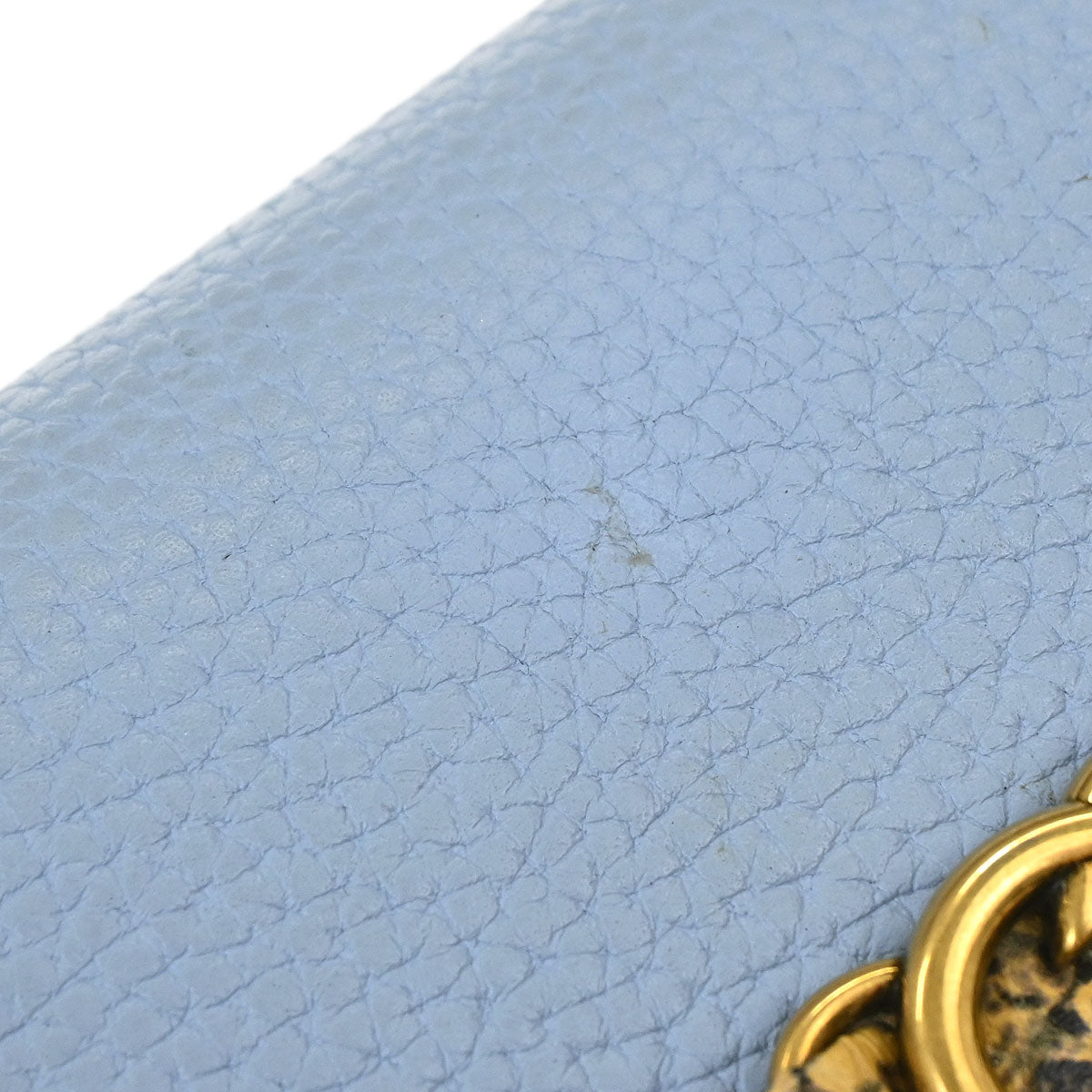 Gucci Light Blue Leather Wallet