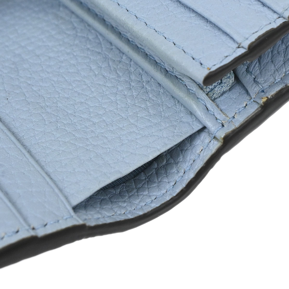 Gucci Light Blue Leather Wallet