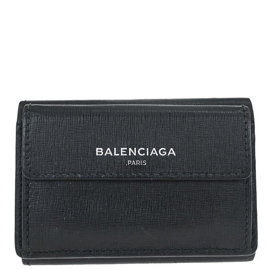 Balenciaga Black Leather Wallet