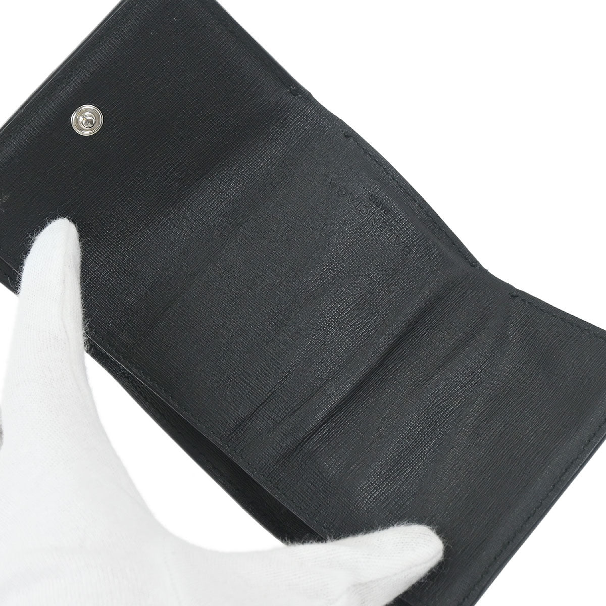 Balenciaga Black Leather Wallet