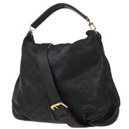 Louis Vuitton Black Mahina Selene MM 2way Shoulder Handbag M93987