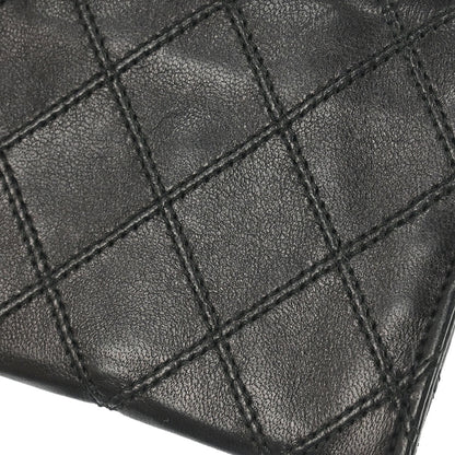 Chanel Black Lambskin Bicolore Wallet Coin Purse