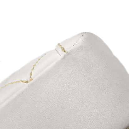 Chanel White Lambskin Top Handle Handbag