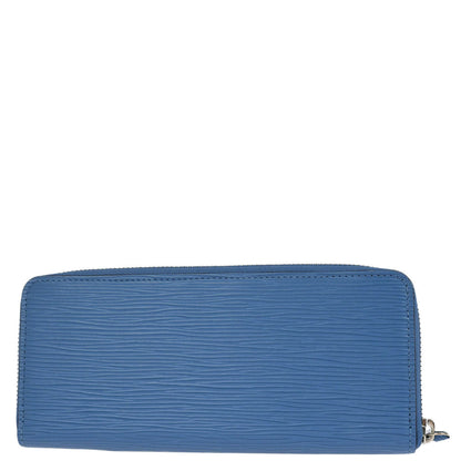 Louis Vuitton Blue Jean Epi Portefeuille Clemence Wallet M67408