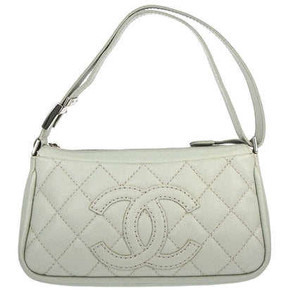 Chanel 2005-2006 Light Green Caviar Skin Handbag