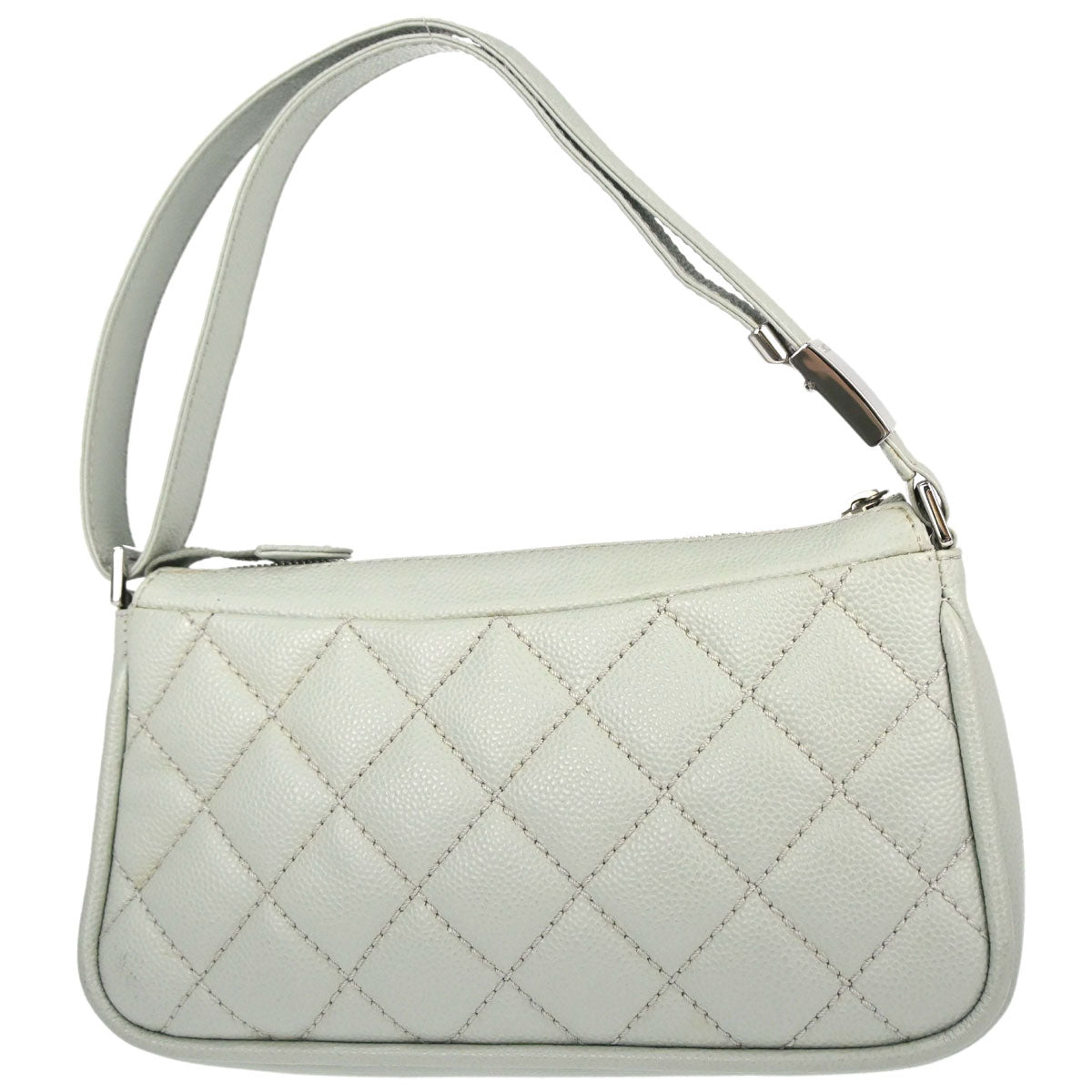 Chanel 2005-2006 Light Green Caviar Skin Handbag