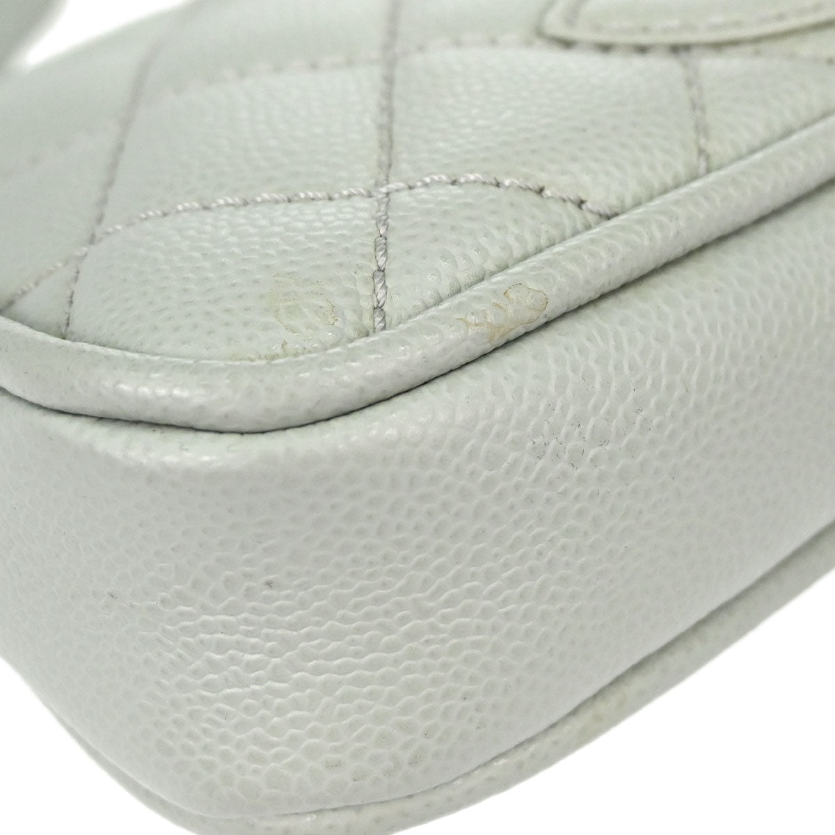 Chanel 2005-2006 Light Green Caviar Skin Handbag