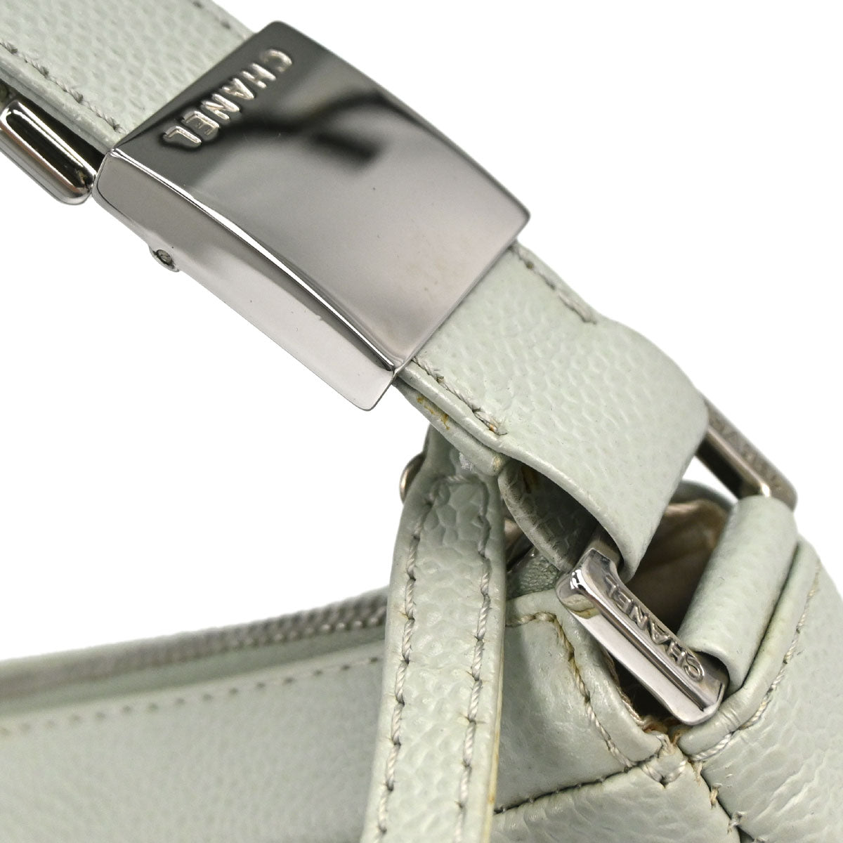 Chanel 2005-2006 Light Green Caviar Skin Handbag