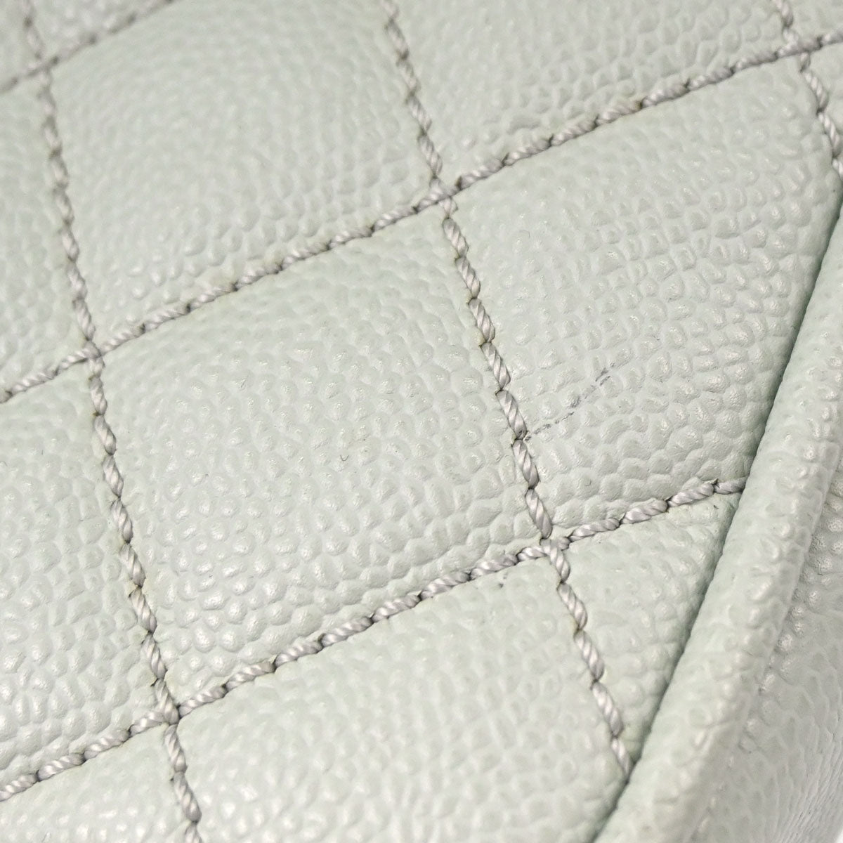 Chanel 2005-2006 Light Green Caviar Skin Handbag