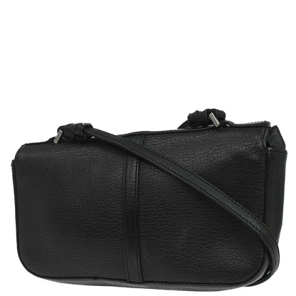Celine Black Leather Shoulder Bag