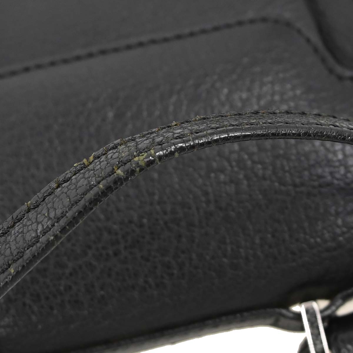 Celine Black Leather Shoulder Bag