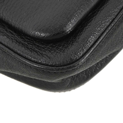 Celine Black Leather Shoulder Bag