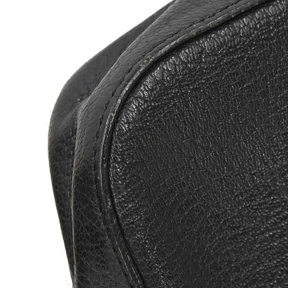 Celine Black Leather Shoulder Bag