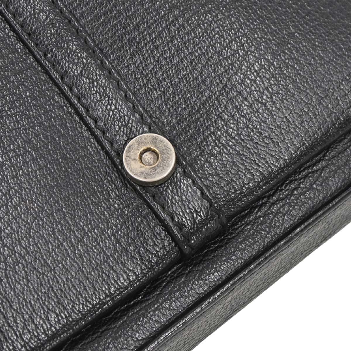 Celine Black Leather Shoulder Bag