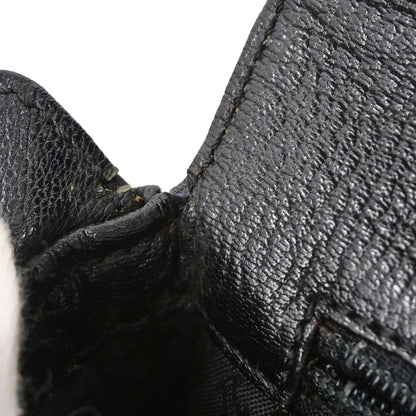 Celine Black Leather Shoulder Bag