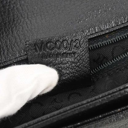 Celine Black Leather Shoulder Bag