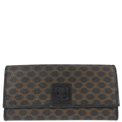 Celine Black PVC Macadam Wallet