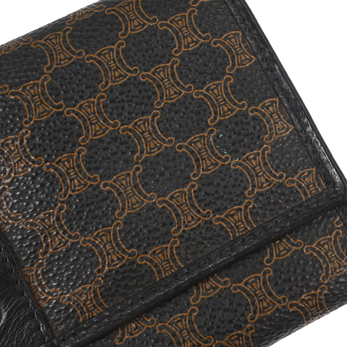 Celine Black PVC Macadam Wallet