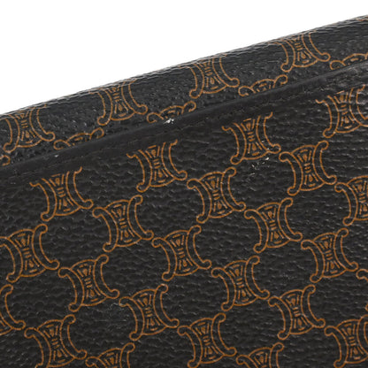 Celine Black PVC Macadam Wallet