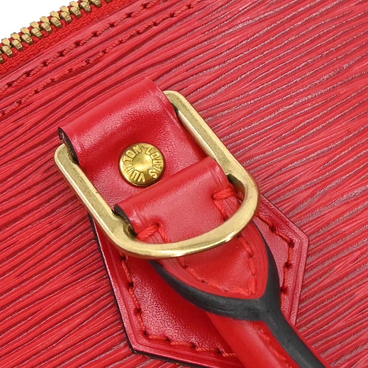 Louis Vuitton Red Epi Alma Handbag M52147