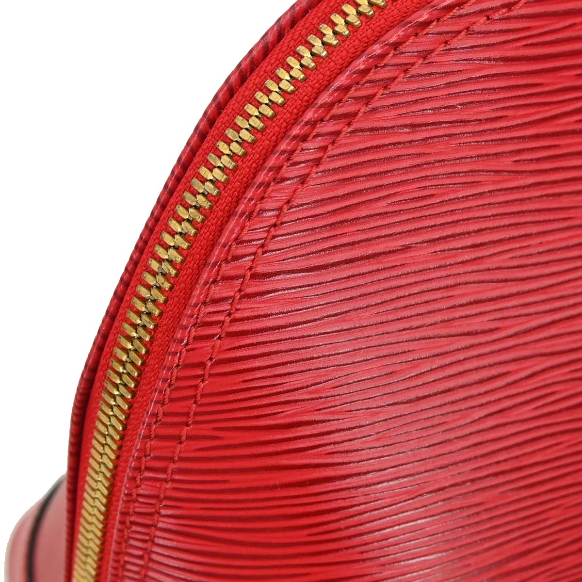 Louis Vuitton Red Epi Alma Handbag M52147