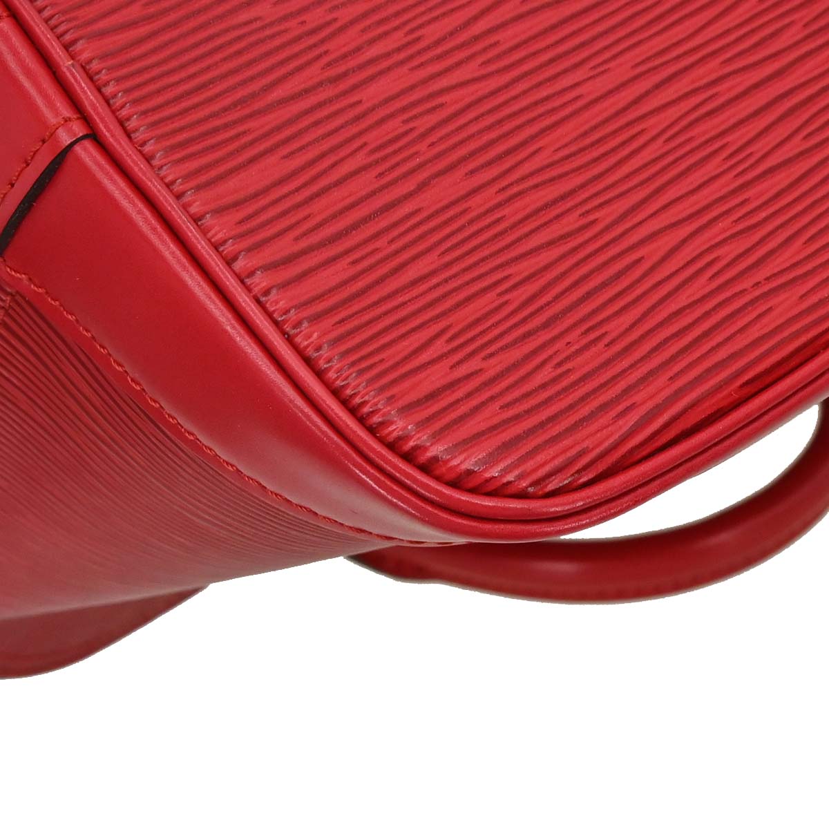 Louis Vuitton Red Epi Alma Handbag M52147