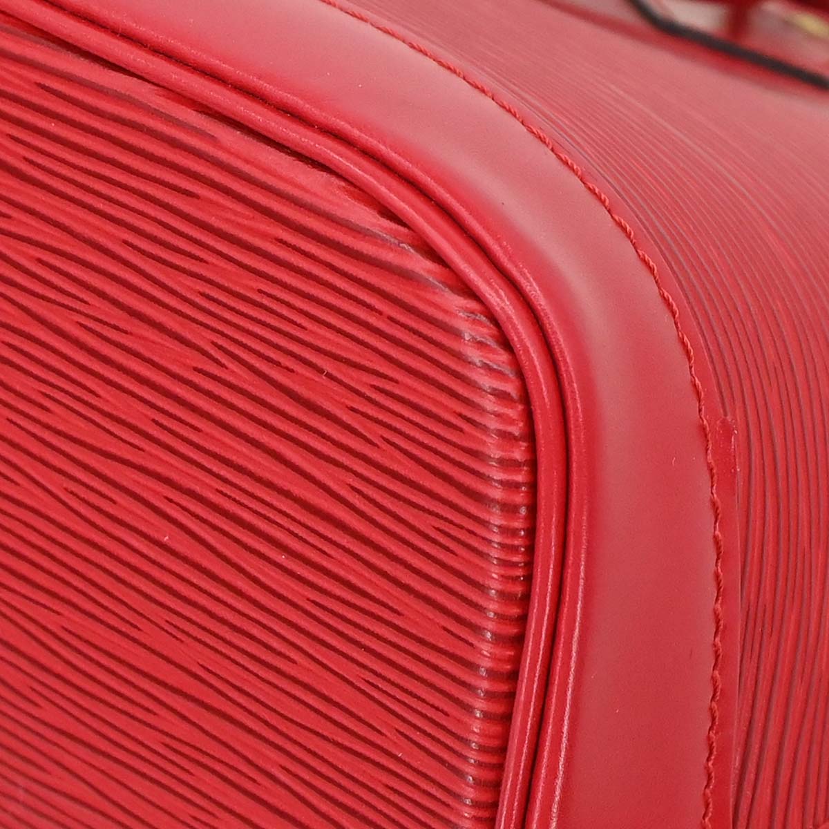 Louis Vuitton Red Epi Alma Handbag M52147