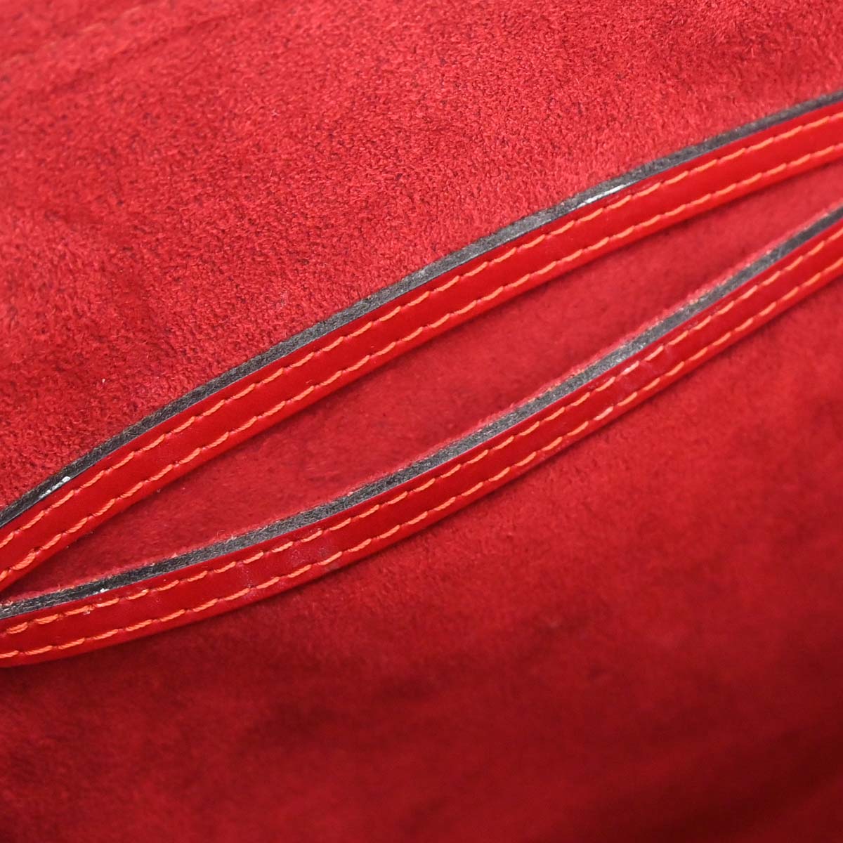 Louis Vuitton Red Epi Alma Handbag M52147