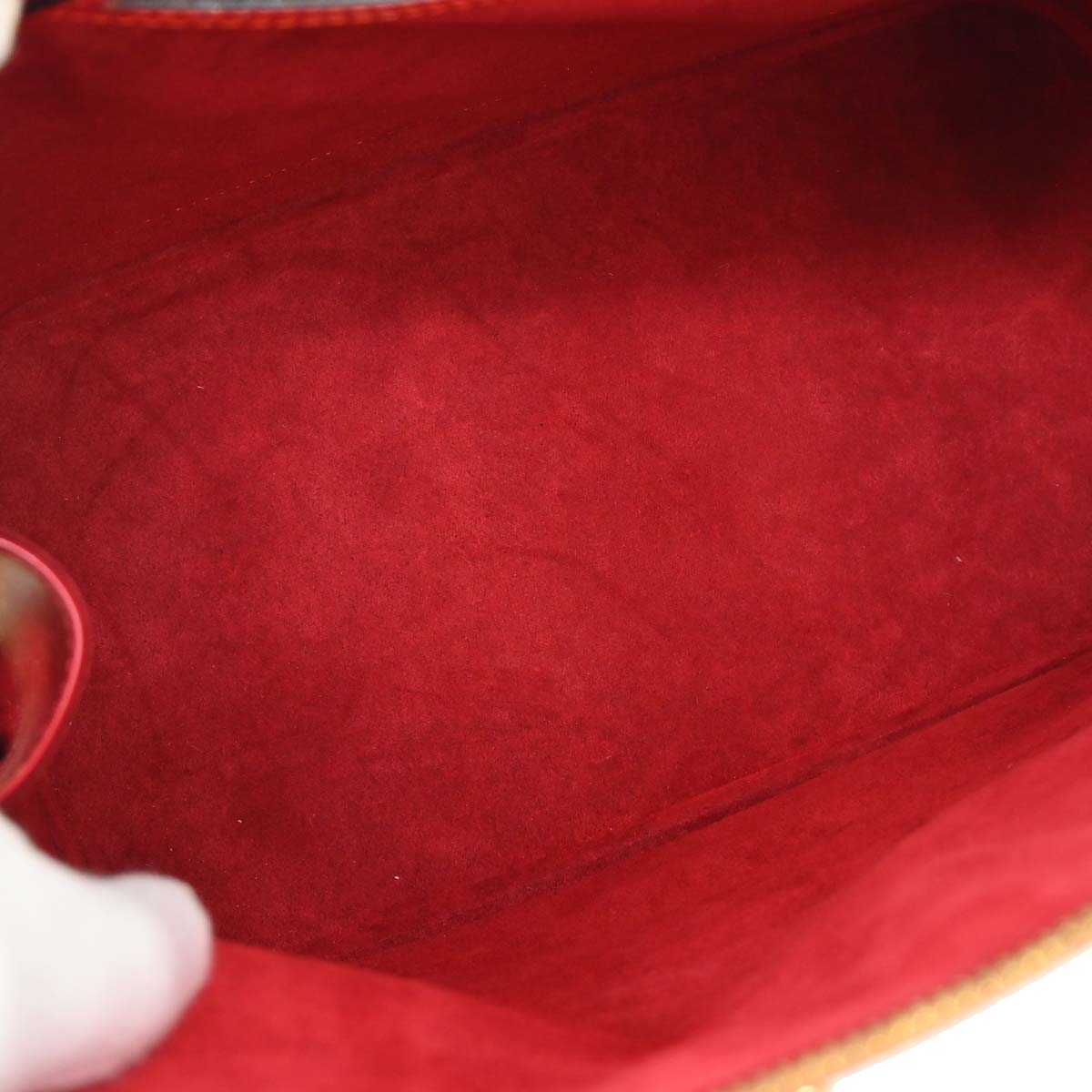 Louis Vuitton Red Epi Alma Handbag M52147