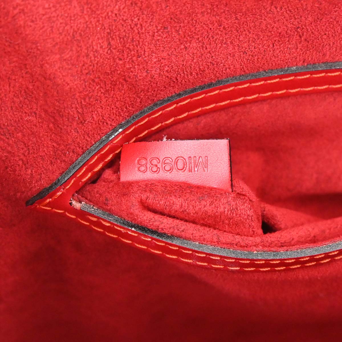 Louis Vuitton Red Epi Alma Handbag M52147