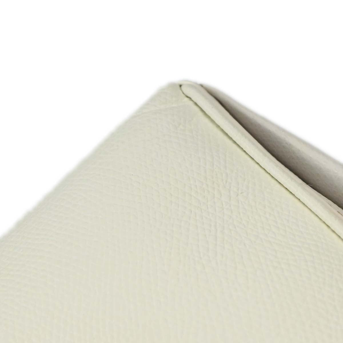 Loewe White Leather Traveler Mini Bowling Bag