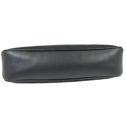 Gucci Black Bamboo GG Handbag