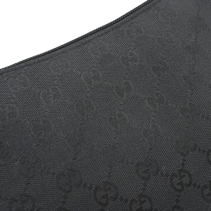 Gucci Black Bamboo GG Handbag