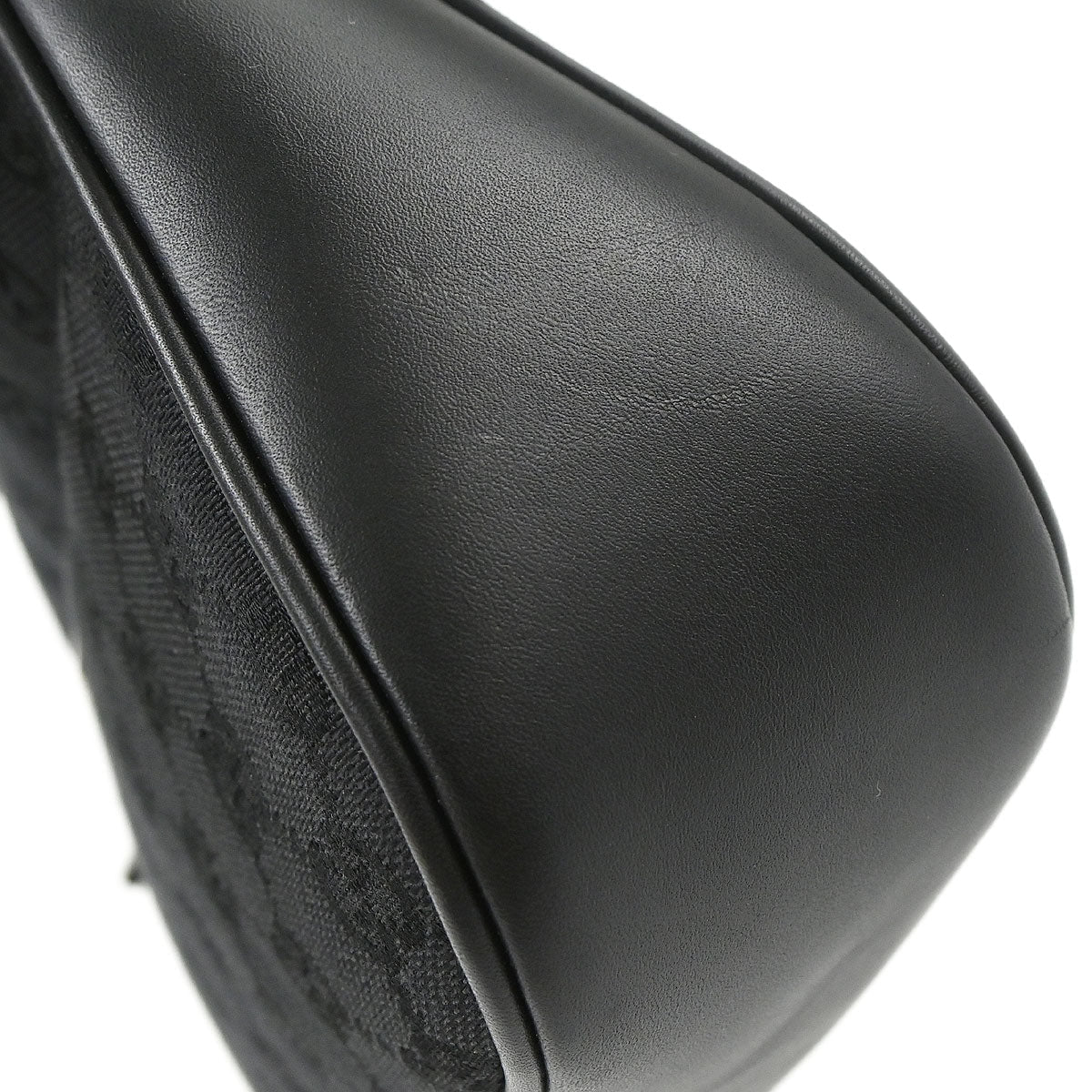 Gucci Black Bamboo GG Handbag