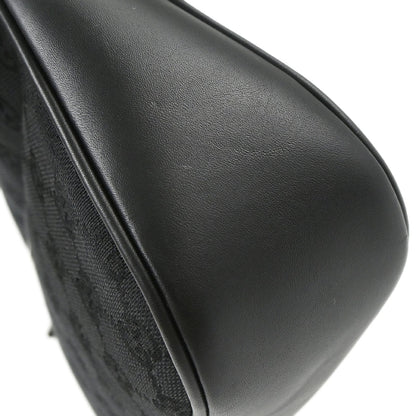 Gucci Black Bamboo GG Handbag