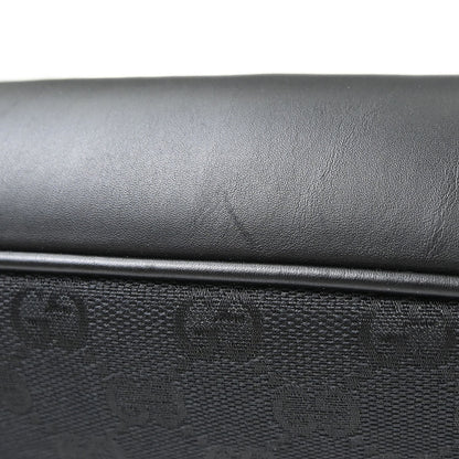 Gucci Black Bamboo GG Handbag
